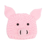 (Pink) Baby Crochet Hat Comfortable And Soft Touch NonIrritating