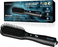 REVAMP Deepform Hair Straightener Brush, Ceramic Heated Hair Brush Styler - 2 in