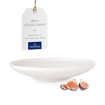 Villeroy & Boch - Coupe Afina en porcelaine premium, grand bol pour salades, soupes et pâtes, fabriqué en Allemagne, compatible lave-vaisselle et micro-ondes, empilable, blanc