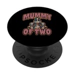 Mummy of Two Mommy of Two Funny Halloween PopSockets Swappable PopGrip