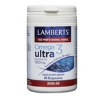 Lamberts Omega 3 Ultra Pure Fish Oil 1300mg  caps (60) BBE 07/2026