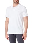 GANT Mens Shield Short Sleeve Pique Polo Shirt White XL