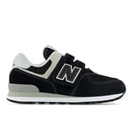 New Balance 574 Sneaker, Black, 32.5 EU