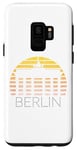 Coque pour Galaxy S9 Berlin Skyline Allemagne Retro Vintage Sunset I Love Berlin