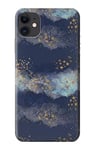 Gold Star Sky Case Cover For iPhone 11