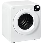 6kg Vented Tumble Dryer with 7 Dry Programmers for Small Spaces White