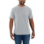 Carhartt Force Pocket T-Shirt Herr Heather Grey M