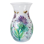 Lesser & Pavey Lynsey Johnstone Vase pour la Maison et Le Bureau | Beau Vase à Fleurs pour Le Salon | Support de Fleurs décoratif en céramique | Vase à Fleurs à imprimé Floral