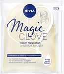 NIVEA Magic Glove Gant de toilette pour le visage et les yeux pour le nettoyage du visage sans gel nettoyant ni savon Gant de nettoyage pour le visage et le contour des yeux