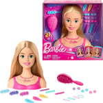 Barbie Tête pour Style Frisée Les Poupées, Blondes Avec 20 Accessoires Colorés