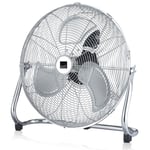 14" Chrome High Velocity Industrial 3 Speed Free Standing Gym Fan Air Cooling UK