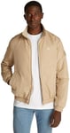 Calvin Klein Blouson Homme Padded Harrington Chaud, Beige (Travertine), XL