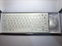 Wireless Small Keyboard & Mouse for Samsung PS 60 E550 HD Plasma SMART TV