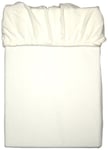 MESANA c-10003/00 Drap-Housse en Microfibre Polaire env. Blanc 140–160 x 200 cm