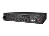 Apc Switched Rack Pdu Ap7911b - Strømfordelingslist (Kan Monteres I Rack) - Ac 208 V - Ethernet 10/100 - Inngang: Nema L6-30 - Utgangskontakter: 16 (Power Iec 60320 C13) - 2U - 3.65 M Kabel - Svart - For P/N: Smtl1000rmi2uc, Smx1000c, Smx1500rm2uc,