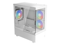 Aerocool Advanced Technologies Geh Mini Viewport V2 Microatx/Miniitx Argb White - Micro/Mini/Flex-Atx