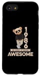 Coque pour iPhone SE (2020) / 7 / 8 Ours en peluche original Awesome 39e anniversaire homme femme 1986