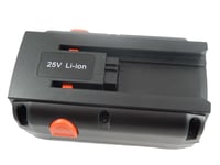 vhbw Li-Ion Batterie 4000mAh (25V) pour tondeuse, robot Gardena 380 LI, 380LI, 4025-20 comme 8838, 04025-20.