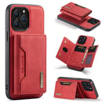 Apple iPhone 14 Pro Max Magnetic Wallet Red