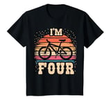 Youth Bicycle 4 Year Old Bike Birthday Boy Girl 4th Cycling T-Shirt