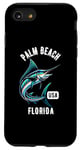 Coque pour iPhone SE (2020) / 7 / 8 Motif Palm Beach Floride USA Fishing