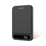 Groov-e Power Bank 5000 Magnetic - Wireless Phone Charger Power Bank for Smartphone, Android, & iPhone - 5000mAh Power Bank Fast Charging, USB-C Output, USB-C Input - Pre-Charged, MagSafe Compatible