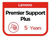 Lenovo Premier Support Plus Upgrade - Utökat serviceavtal - material och tillverkning (för system med 1 års garanti på plats) - 5 år (från ursprungligt inköpsdatum av utrustningen) - på platsen - svarstid: NBD - för K14 Gen 1 ThinkBook 14p G3 ARH 14s Yoga G3 IRU ThinkPad E14 Gen 3 E14 Gen 4