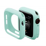 Compatible avec Apple Watch Series SE 6/5/4, Coque de Protection Antichoc en TPU Ultra Fine de 38 mm pour Vert Menthe