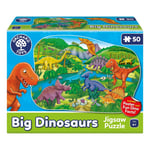 Orchard Toys Big Dinosaurs Jigsaw Puzzle for Kids - Large 50-Piece Dinosaur F...