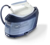 Philips 6000 series PerfectCare 2400 W 1,8 L Semelle SteamGlide Plus Bleu, Blanc