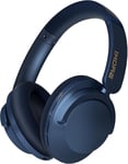 SonoFlow Pro Casque Sans fil,Casque antibruit Actif supra-auriculaire,Écouteur Bluetooth 5.4 avec LDAC,Audio Sans Fil Haute Résolution,100Heures,Ajustement Confortable,Appels Clairs (Bleu)