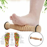 Foot Roller Massager Wooden Exercise Roller Acupressure Machine Foot Care Tool