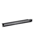 TRENDnet TC-KP24S - patch panel (blank) - 1U - 19"