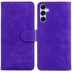 SATURCASE Coque pour Samsung Galaxy A15, Toucher Confortable PU Cuir Magnétique Flip Portefeuille Support Porte-carte Protecteur Housse Étui pour Samsung Galaxy A15 (FG-Violet)