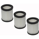 Vhbw - 3x filtre compatible avec Grafner aspirateur à cendres, barbecue et cheminée version 2.0 aspirateur - Filtre hepa contre les allergies