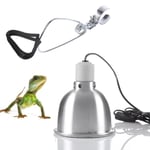 Reptilium-Zoo Terrariumlampa bas / Klämspot E27 silver 485