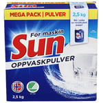 Maskinoppvask SUN pulver 2,5kg