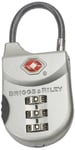 Briggs & Riley ACC-W14-7 TSA Cable Lock Luggage, Satin Nickel, One Size