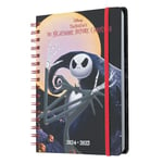 Grupo Erik - Agenda Disney 2024 2025 Semainier | Agenda Scolaire L'Etrange Noël de Mr Jack A5, Agenda Spirale