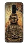 Buddha Rock Carving Case Cover For Samsung Galaxy S9 Plus