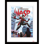 Pyramid International Poster encadré Marvel The Wasp (Unstoppable Design avec bordure blanche) 30 cm x 40 cm, cadeaux Marvel pour hommes et cadeaux Marvel pour femmes – Produit officiel