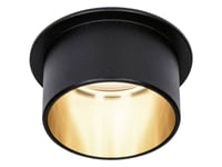 Paulmann Gil Coin, Overflade Spotlys, 1 Pære(R ), Led, 6 W, 2700 K, Sort, Guld