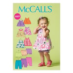 The McCall Pattern Company M6912 YA5 Patrons pour vêtements d'enfant Multicolore