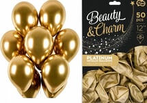 Godan Beauty&Amp Charm Platina Guld Ballonger 12" /50St Cb-Zlt5