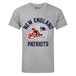 NFL Mens New England Patriots Helmet T-Shirt - XL