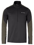 Vaude Livigno Halfzip II Men fleecetröja Black/Khaki M - Fri frakt