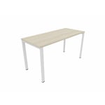 Bureau droit individuel Online F Acacia OP-LITE II : bureau D160x70/cpl acacia/cpi blanc/ep. du plateau 18 mm