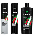 Lynx Africa Antiperspirant Deodorant, Bodyspray & Shower Gel Bundle