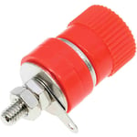 Rs Pro - Fiche banane femelle 4 mm Rouge Femelle 24A 30V ( Prix pour Sachet de 5 )