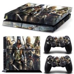 Kit De Autocollants Skin Decal Pour Console De Jeu Ps4 Comic Full Body, T1tn-Ps4-0505